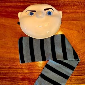 Minions movie costume, Gru mask and scarf